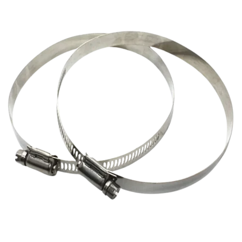 abrazadera metalica para instalacion en poste 400mm